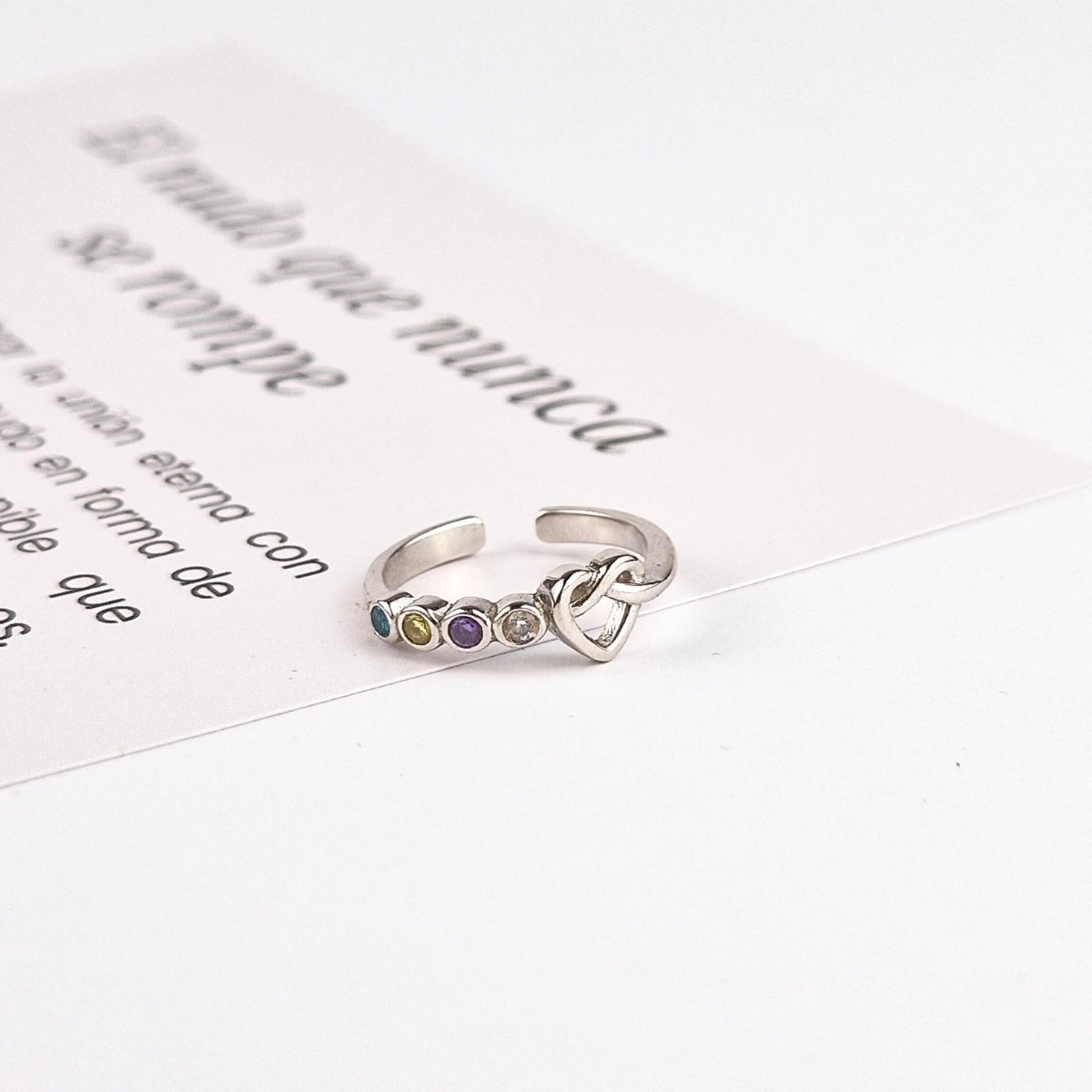Anillo nudo personalizado