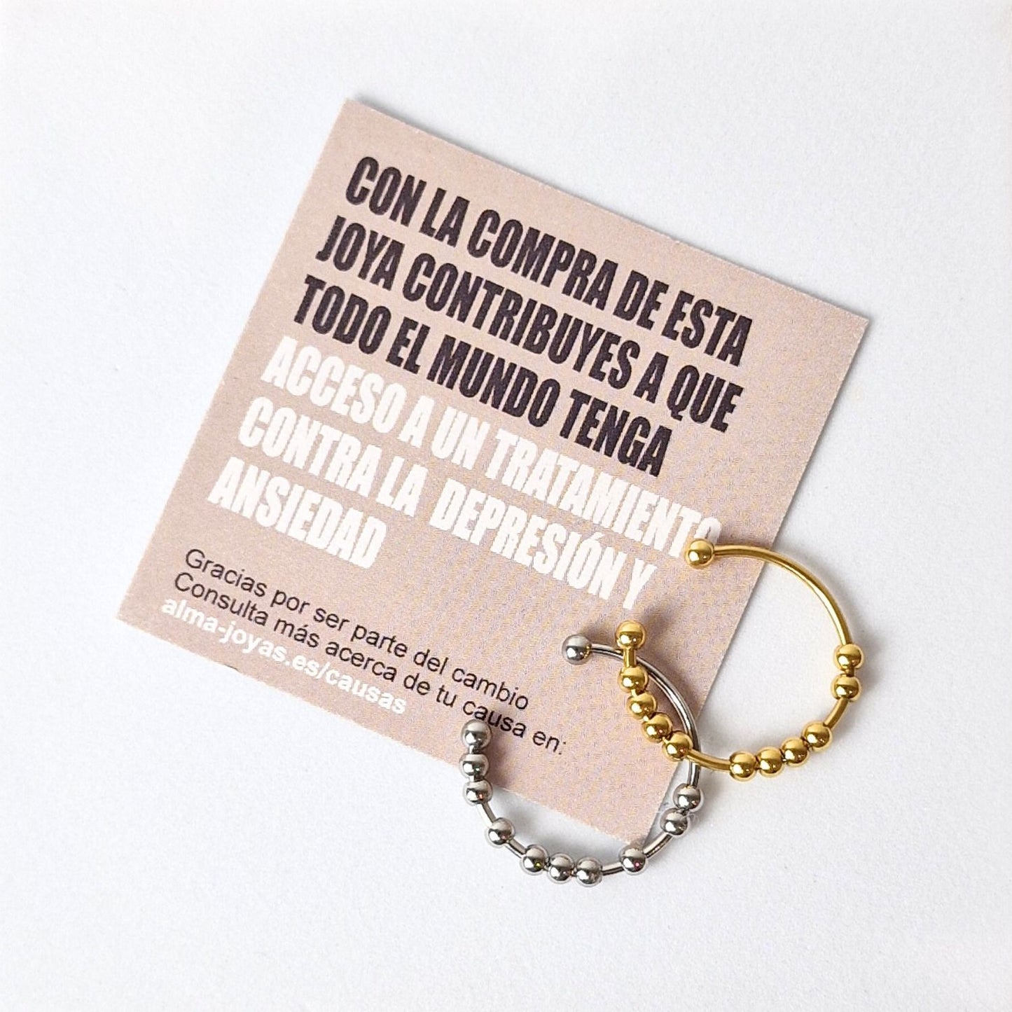 Anillo solidario Calm
