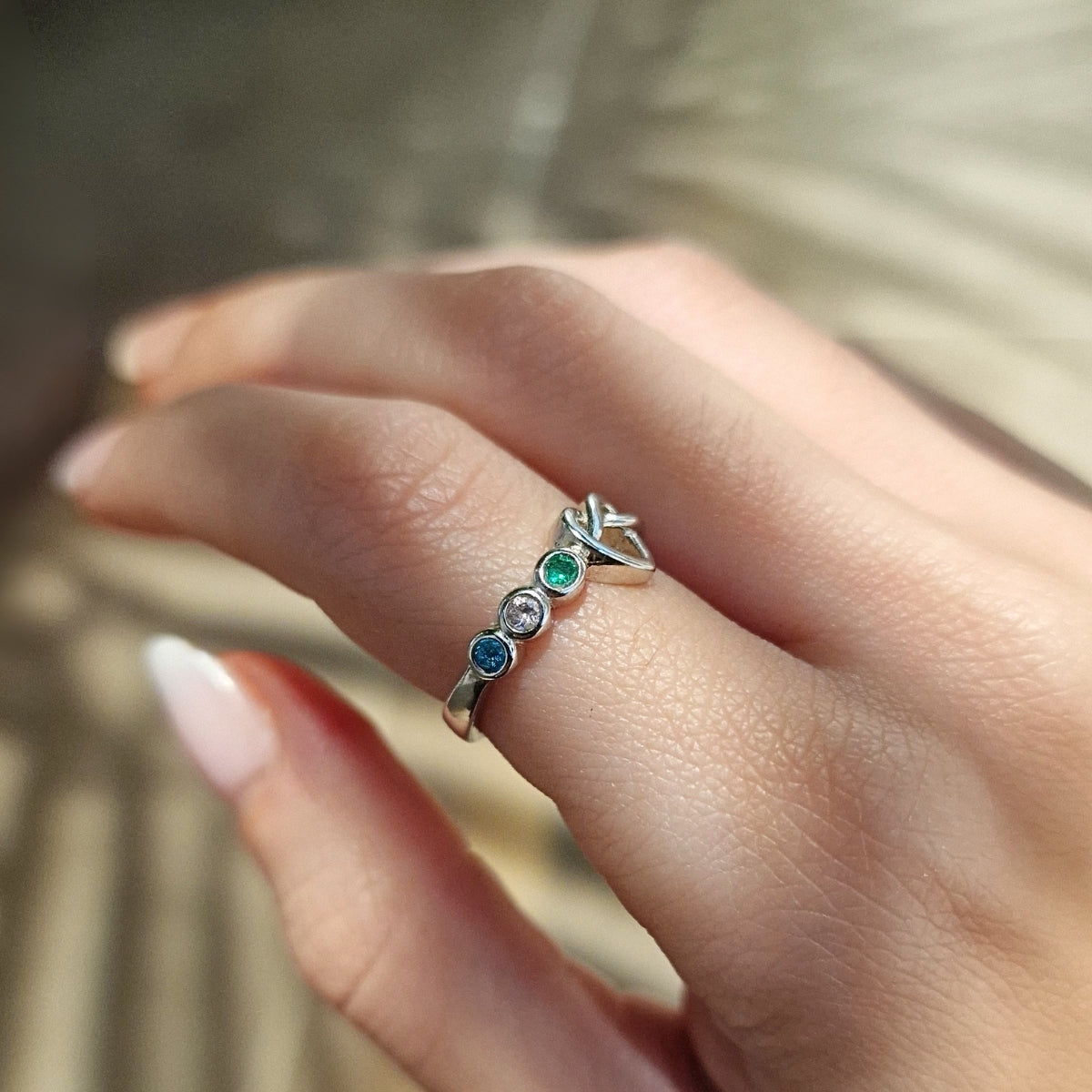 Anillo nudo personalizado