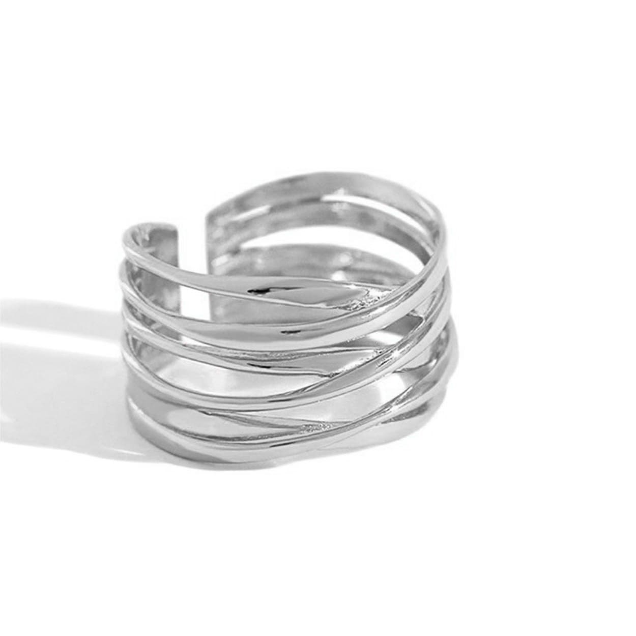 Anillo entrelazado solidario