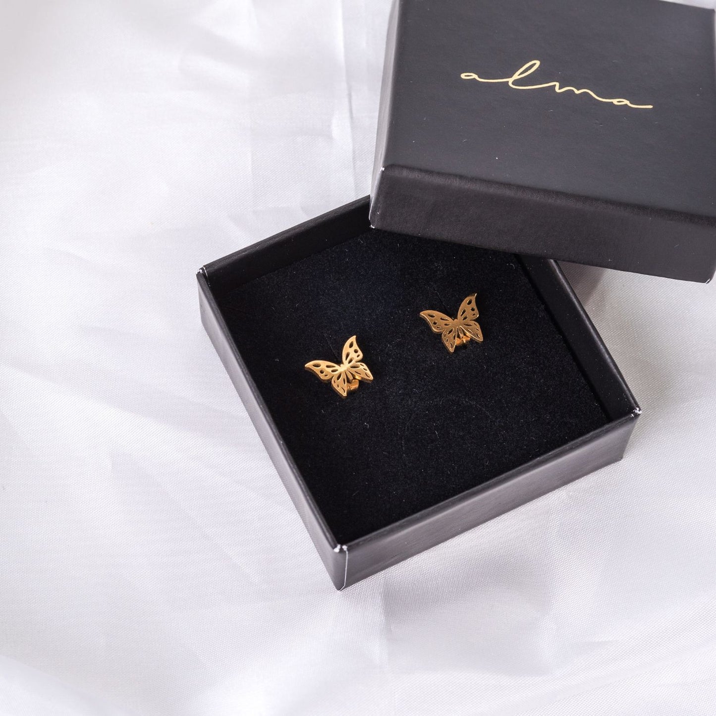 Pendientes solidarios mariposa