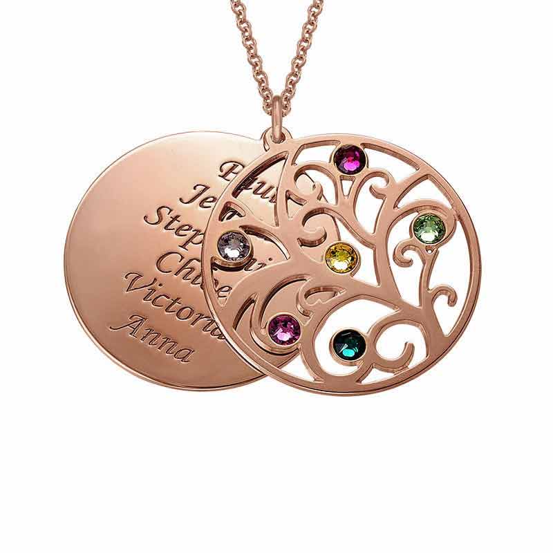 Colgante árbol de la vida de plata