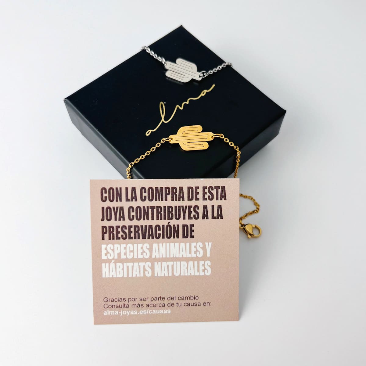 Pulsera cactus solidario