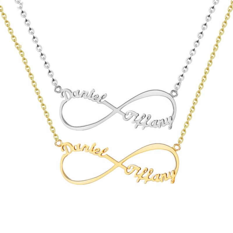 Collar infinito con nombres
