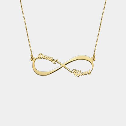 Collar infinito con nombres