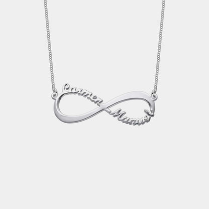 Collar infinito con nombres