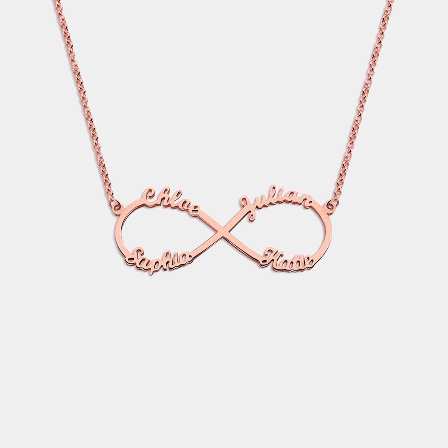 Collar infinito con nombres