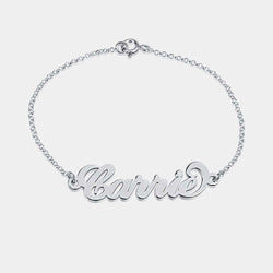 Pulsera de plata con nombre