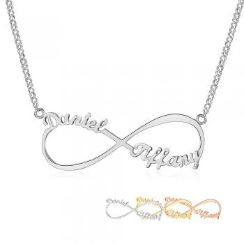 Collar infinito con nombres