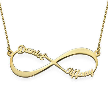 Collar infinito con nombres