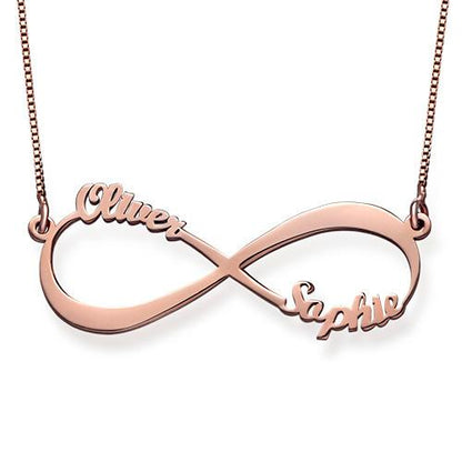 Collar infinito con nombres