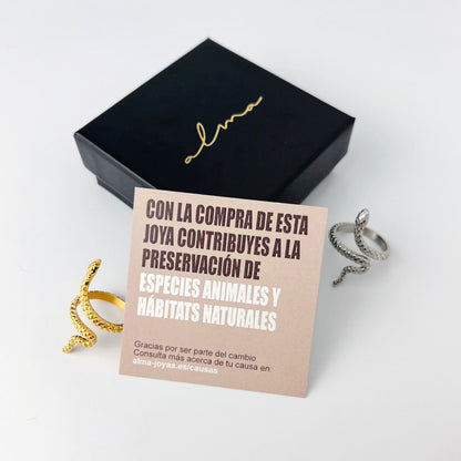 Anillo solidario serpiente