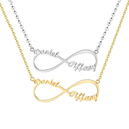 Collar infinito con nombres